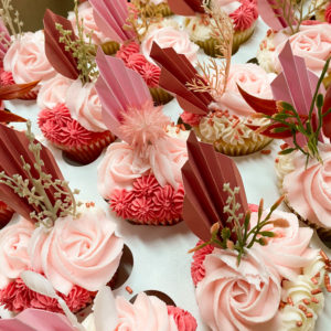Pink-Rainbow-Boho-Cupcakes