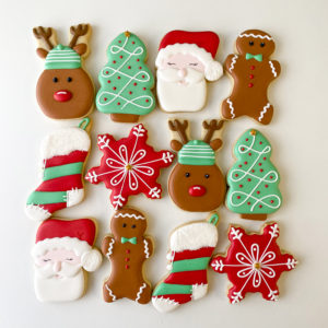 A selection of Christmas cookies