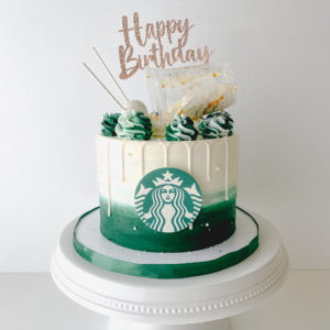 Starbucks inspired birthday cake